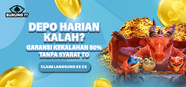 BONUS GARANSI UANG KEMBALI 50%